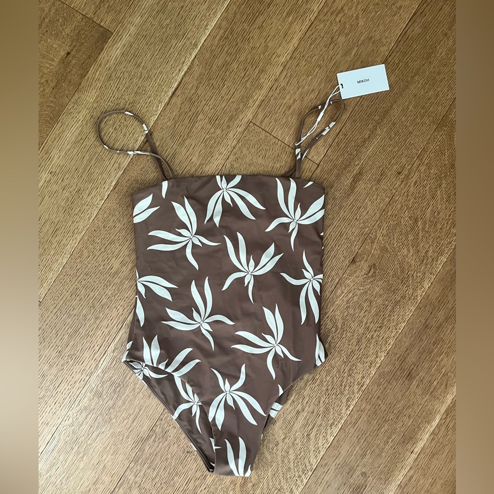 NEW Mikoh swimwear size L MALTA one piece swimsuit